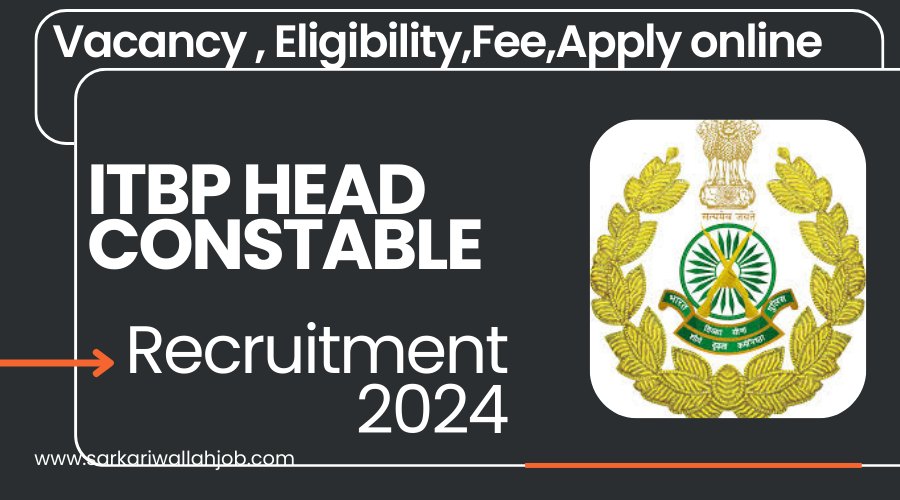 ITBP HC Recruitment 2024