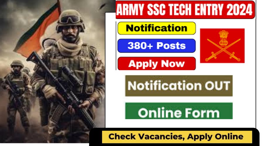 Indian Army SSC Tech Recruitment 2024