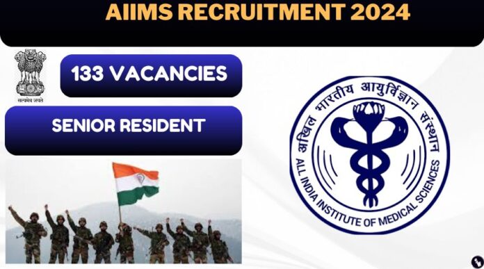 AIIMS Bhubaneswar Senior Resident Jobs Notification 2024