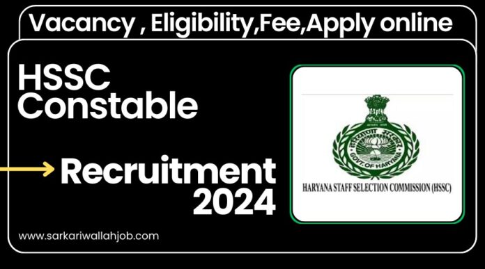 HSSC Constable Recruitment 2024