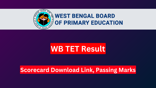 WB TET Result 2024