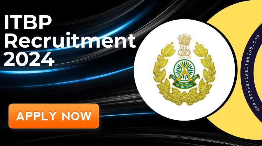 ITBP Recruitment 2024 Notification 