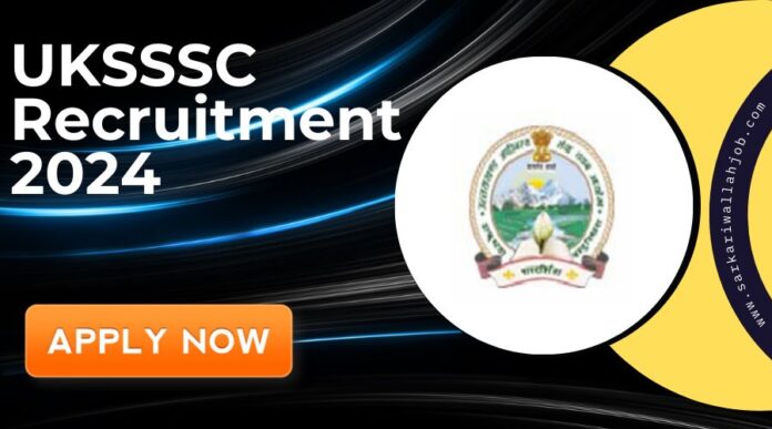 UKSSSC Personal Assistant Jobs Notification 2024