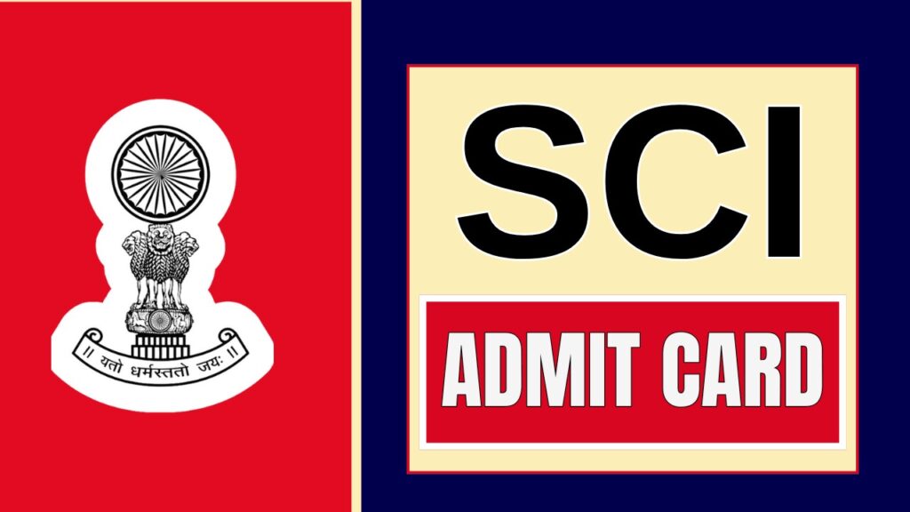 SCI ADMIT CARD