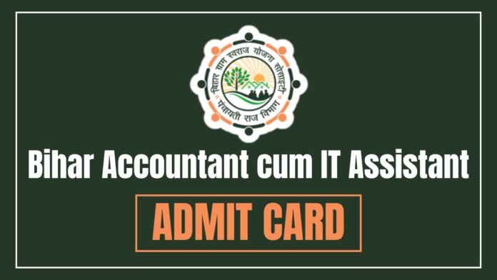 Bihar Accountant cum IT Assistant Admit Card