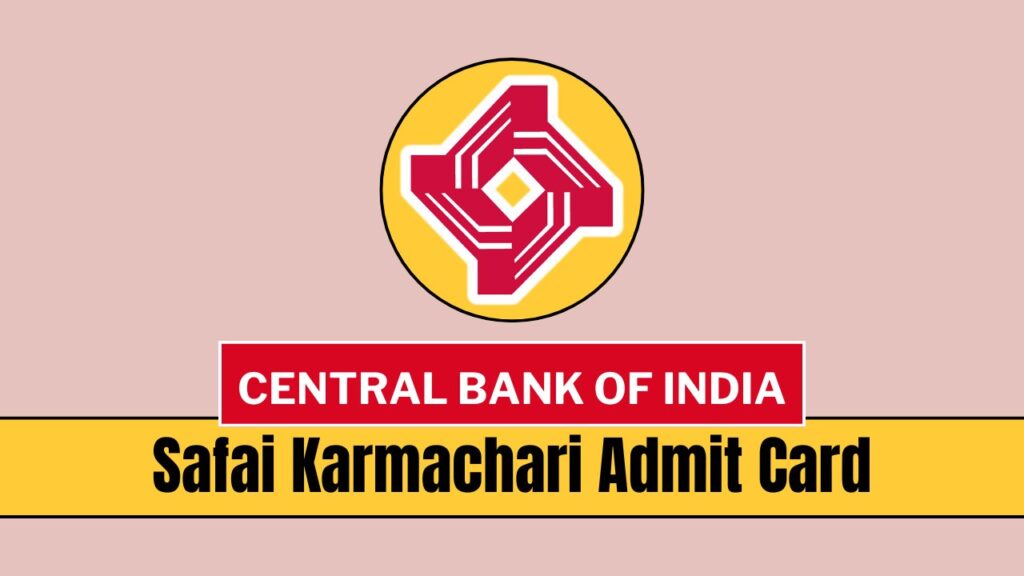 central bank of india admit card