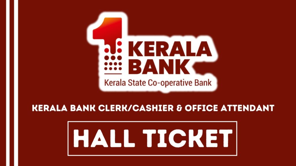 Kerala Bank Hall Ticket