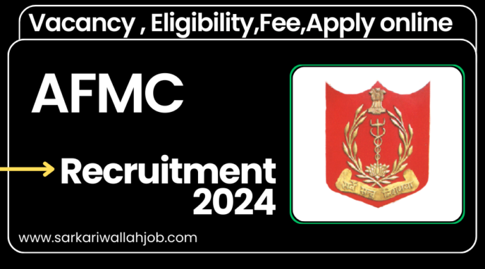 AFMC Pune Recruitment 2024