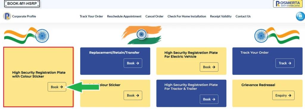 Apply for Your HSRP Number Plate Online