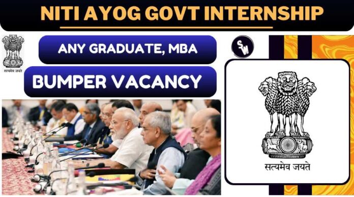 NITI Ayog Govt Internship