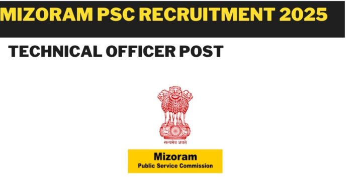 Mizoram PSC Recruitment