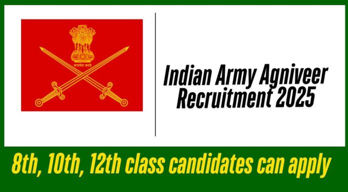 Indian Army Agniveer Recruitment 2025